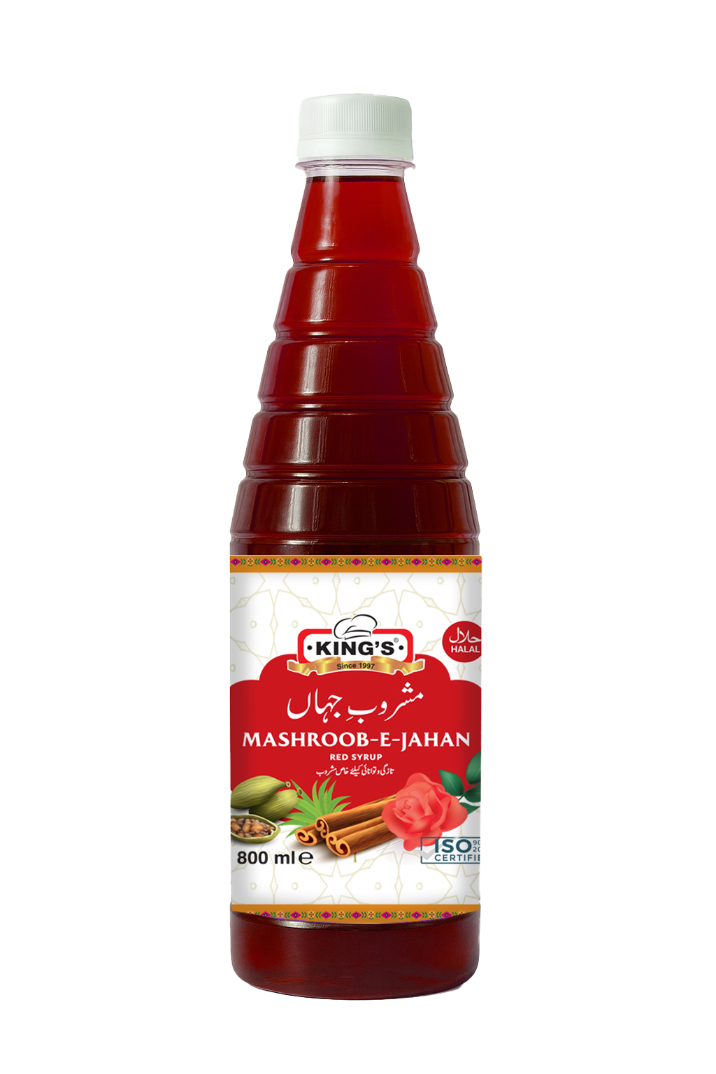 Mashroob-e-jahan Red Syrup  - 800 ml